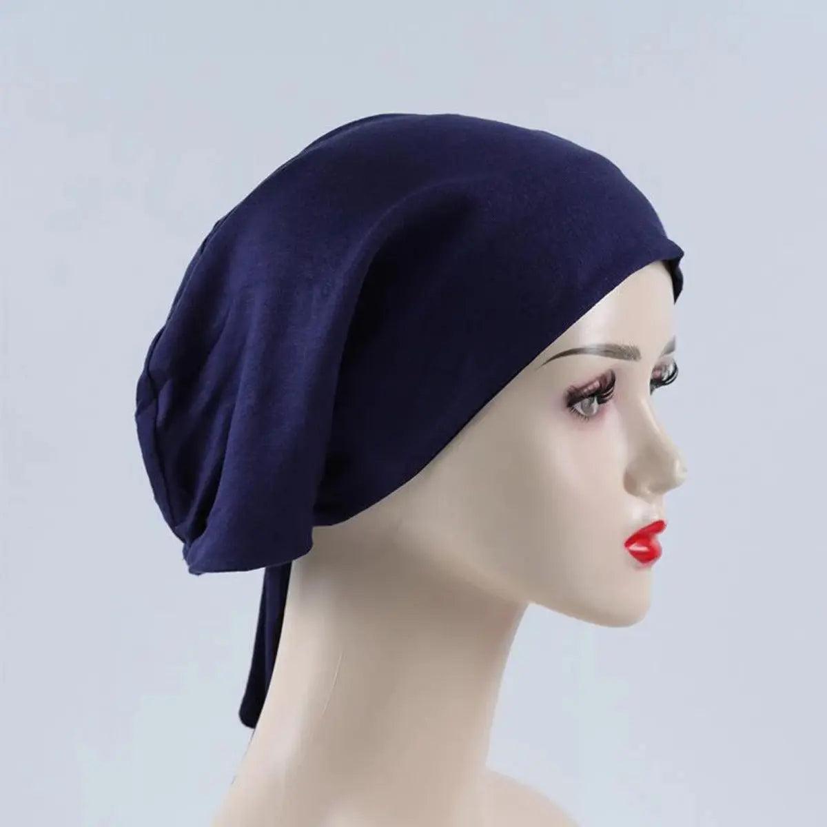 MH010 Double Layered Satin-lined Undercap - Mariam's Collection