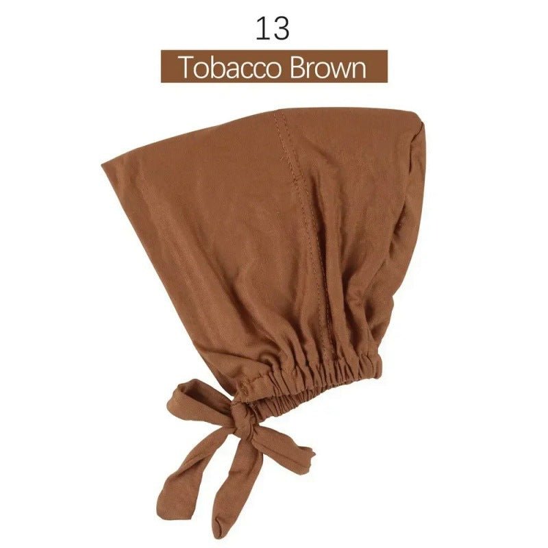 Modal Tie - Back Under Cap | Adjustable Hijab Bonnet(MH200) - Mariam's Collection