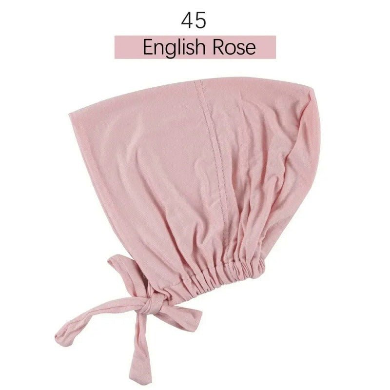 Modal Tie - Back Under Cap | Adjustable Hijab Bonnet(MH200) - Mariam's Collection