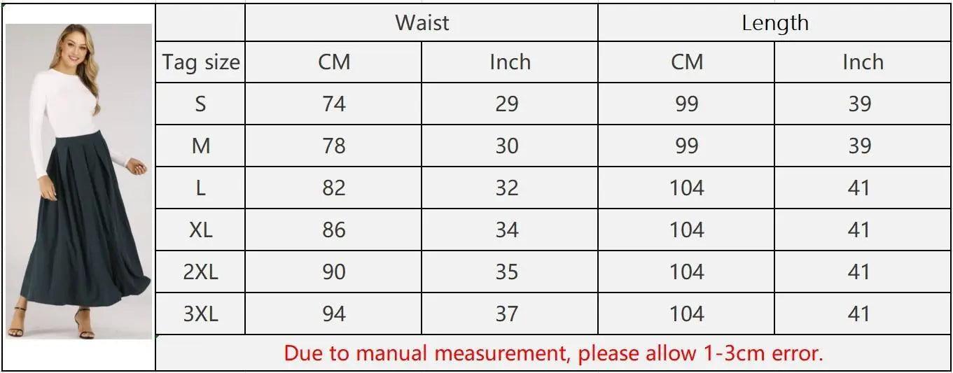 MS001 High Waist Midi Long Plain Skirt - Mariam's Collection