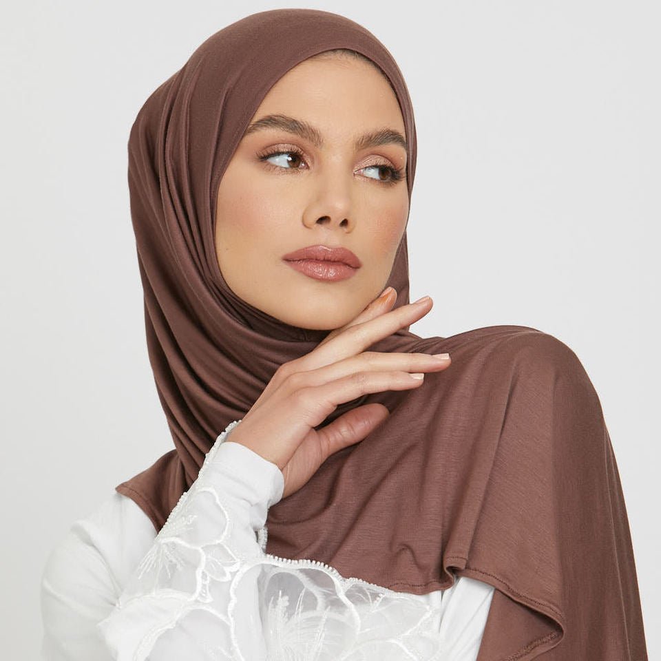 Premium Boho Style Large Modal Hijab (MH114）