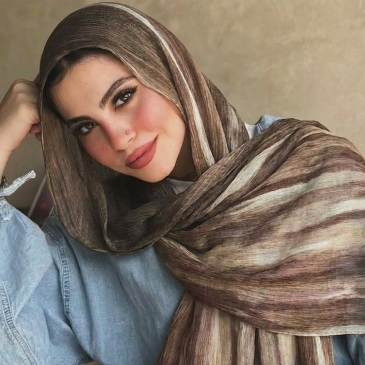 Rayon Gradient Tie - Dye Scarf(MH216) - Mariam's Collection