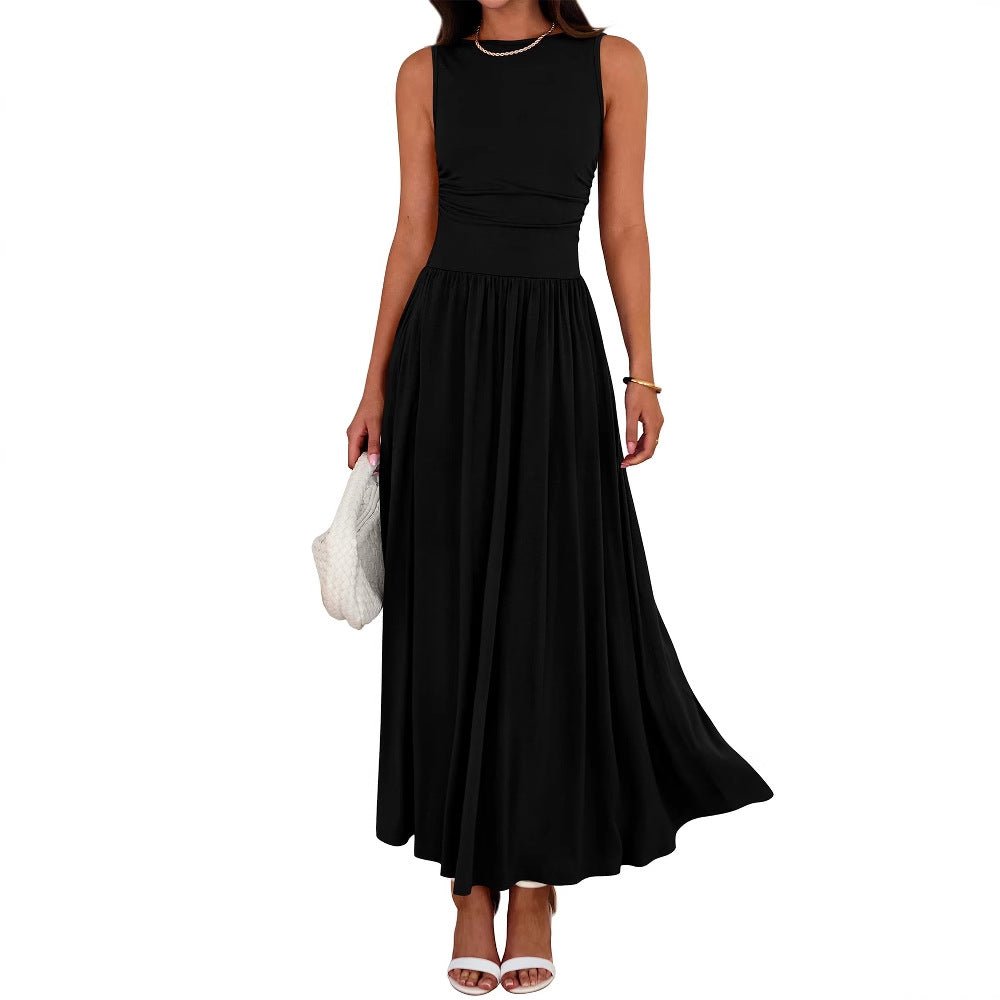 Sleeveless Maxi Dress with Pockets – Modest Maxi Dress UK