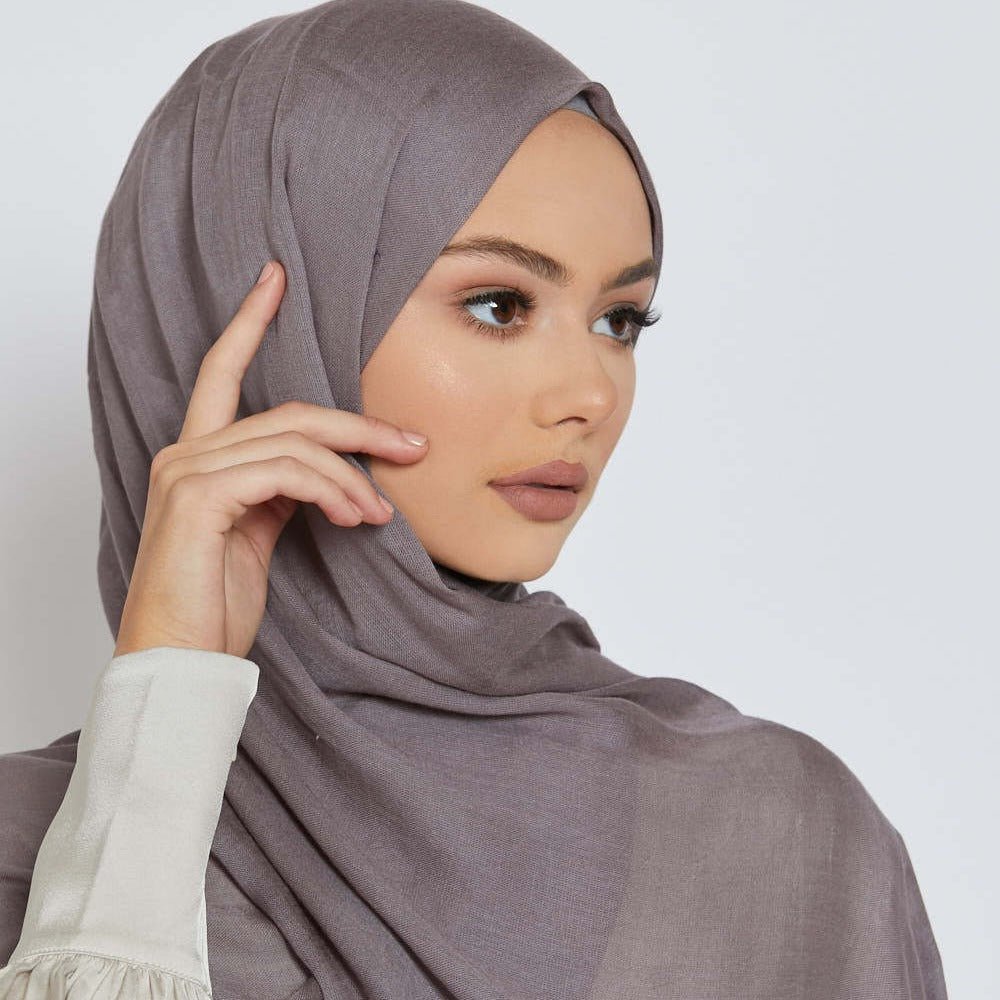Modern Soft Breathable Hijab | Solid Color Versatile Hijab