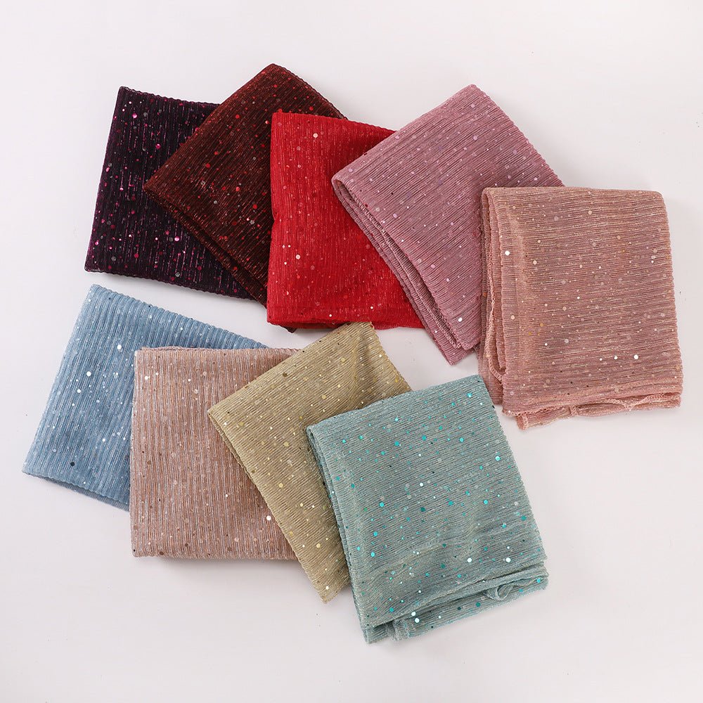 Sparkle Hijab Scarf(MH205) - Mariam's Collection