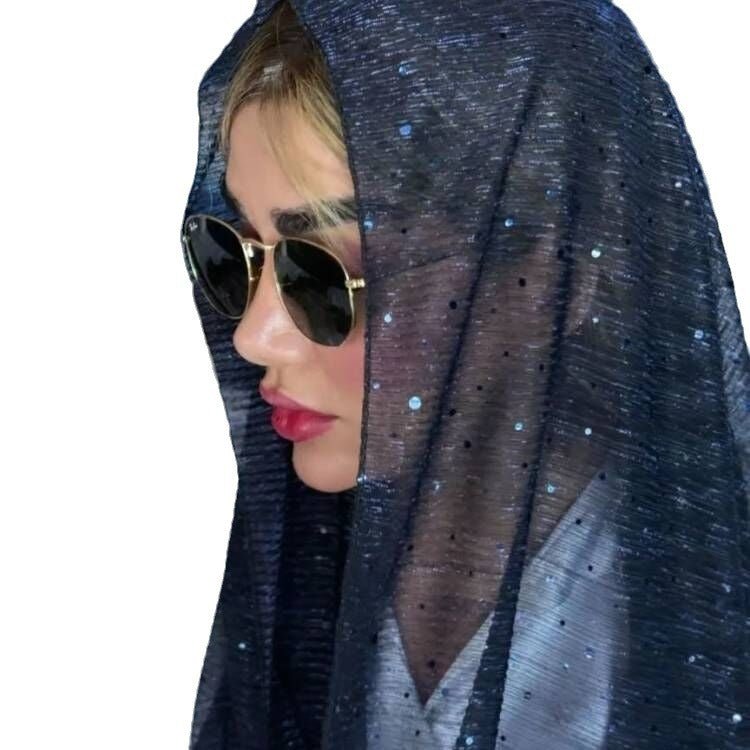 Sparkle Hijab Scarf(MH205) - Mariam's Collection