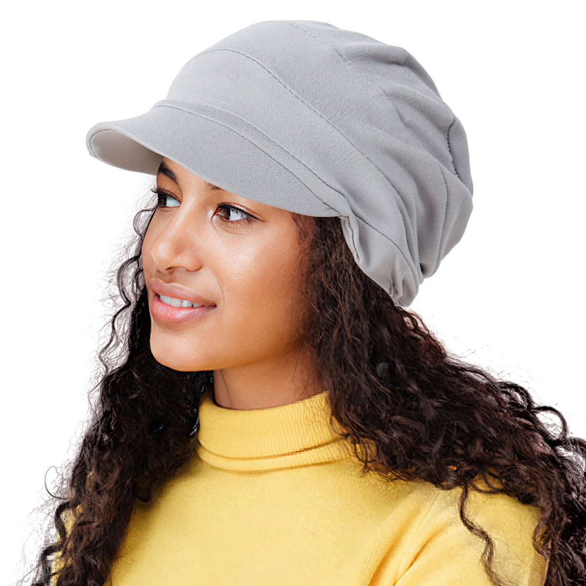 Versatile Hijab, Bottom Hat with Brim (MH108) - Mariam's Collection