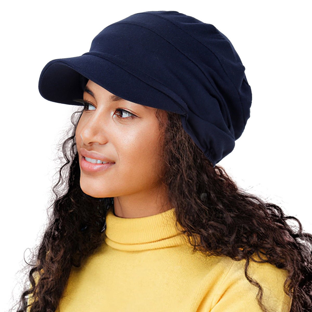 Versatile Hijab, Bottom Hat with Brim (MH108) - Mariam's Collection