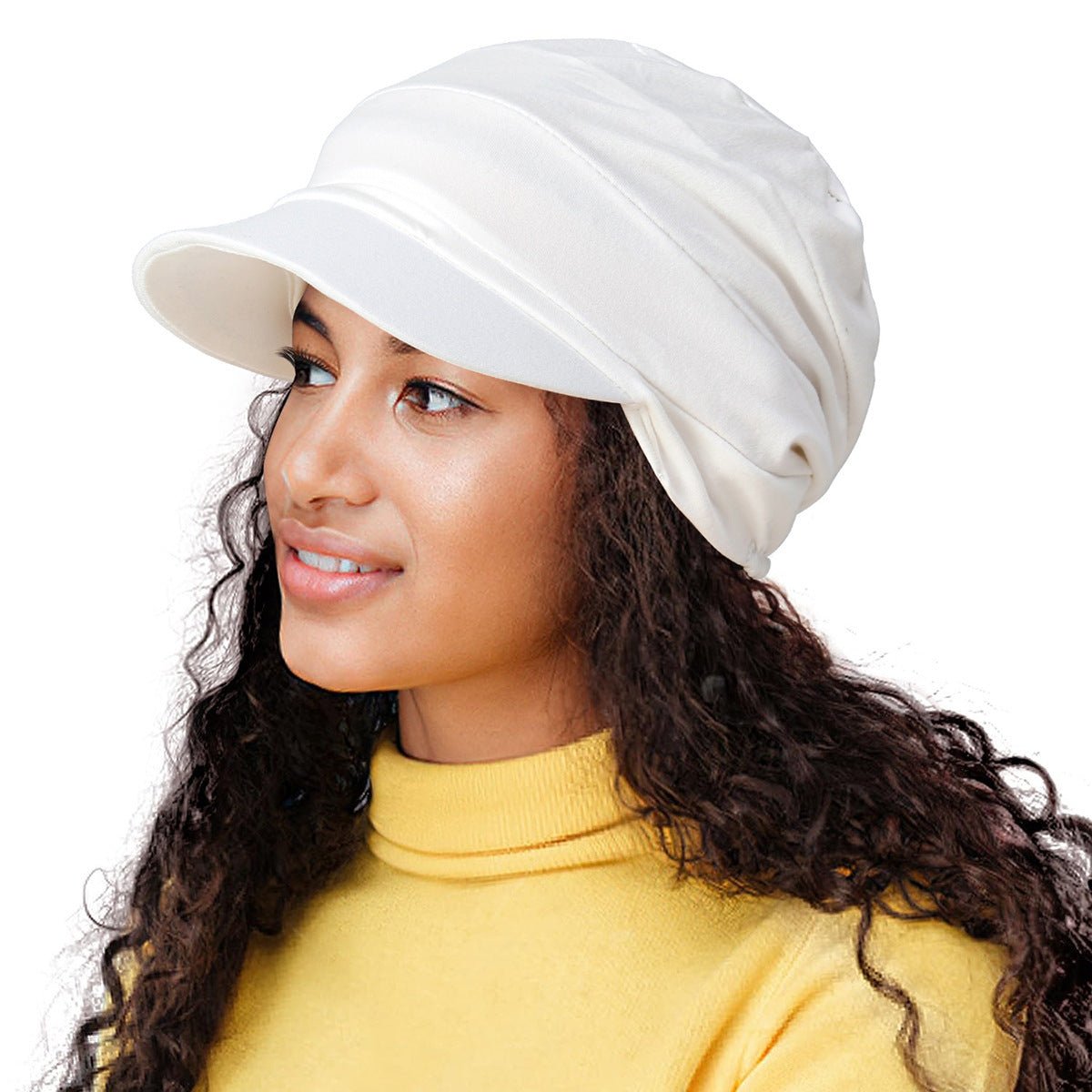 Versatile Hijab, Bottom Hat with Brim (MH108) - Mariam's Collection