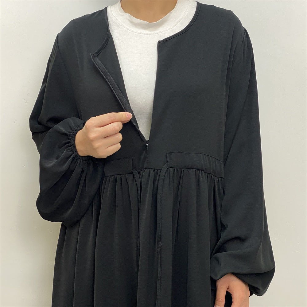 Versatile Stretchy Cuff Abaya (MA085) - Mariam's Collection
