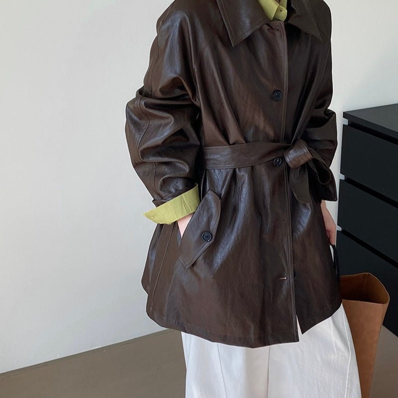 Vintage Faux Leather Jacket