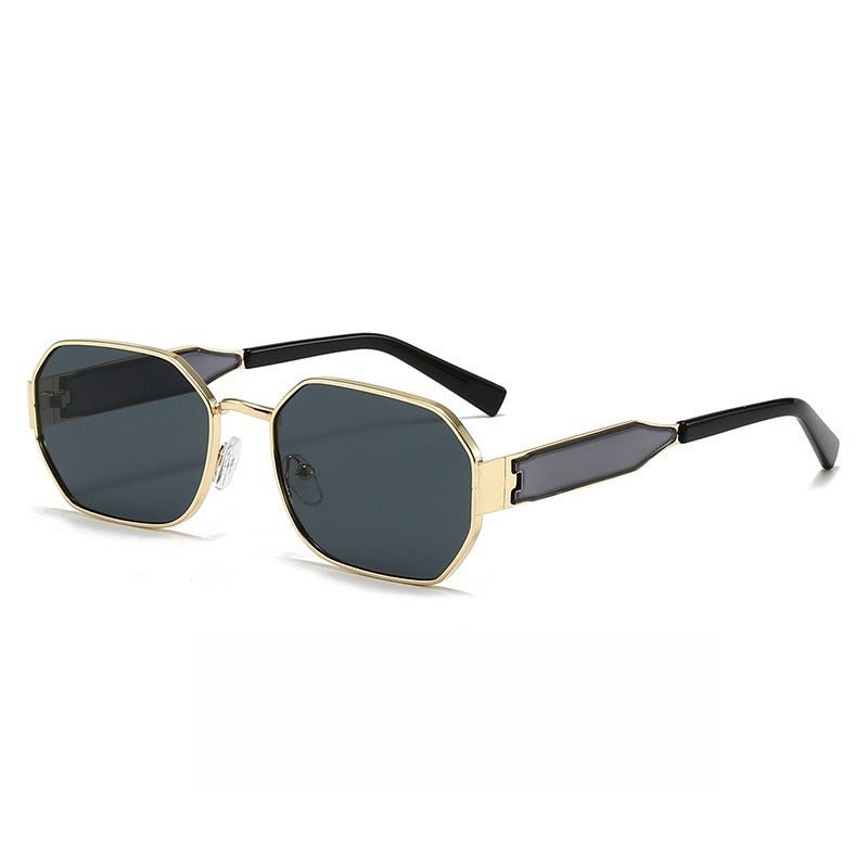Vintage Narrow Frame Sunglasses – Retro Chic Accented Lenses for Women (MAC262) - Mariam's Collection