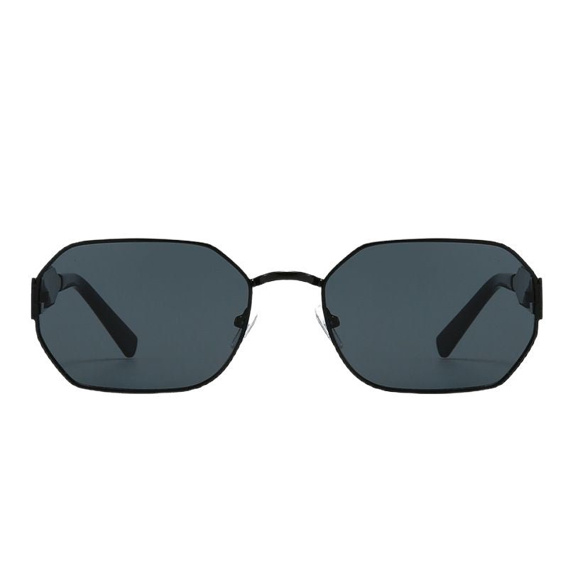 Vintage Narrow Frame Sunglasses – Retro Chic Accented Lenses for Women (MAC262) - Mariam's Collection