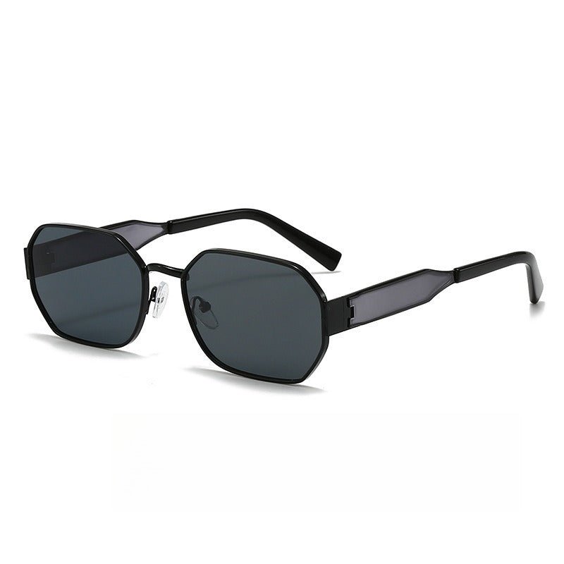 Vintage Narrow Frame Sunglasses – Retro Chic Accented Lenses for Women (MAC262) - Mariam's Collection