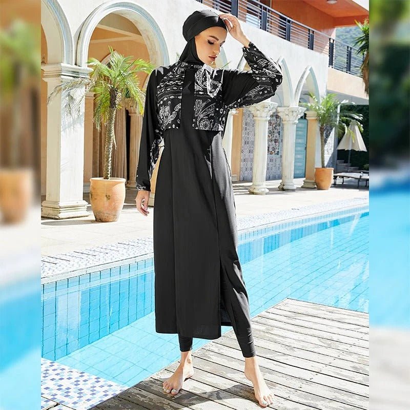 Modest Swimwear Full Coverage, Modest Swimwear Hijab (MB019)