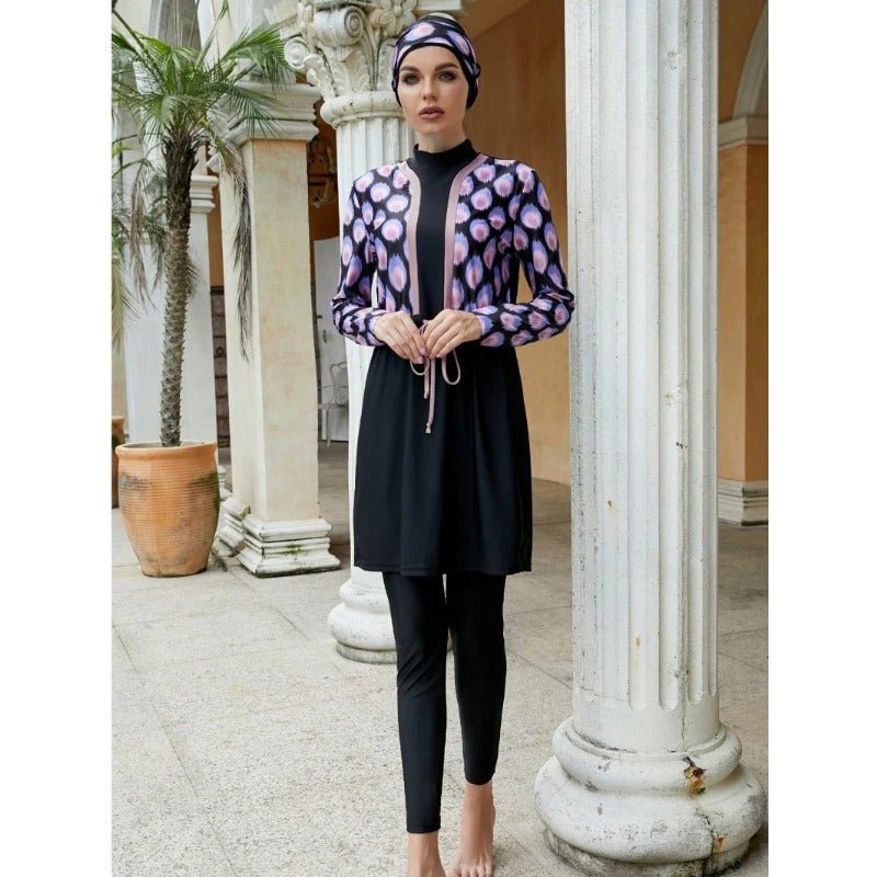 Islamic Swimwear Hijab |  Muslim Women Swimwear Islamic Modest Swimsuit (MB017)