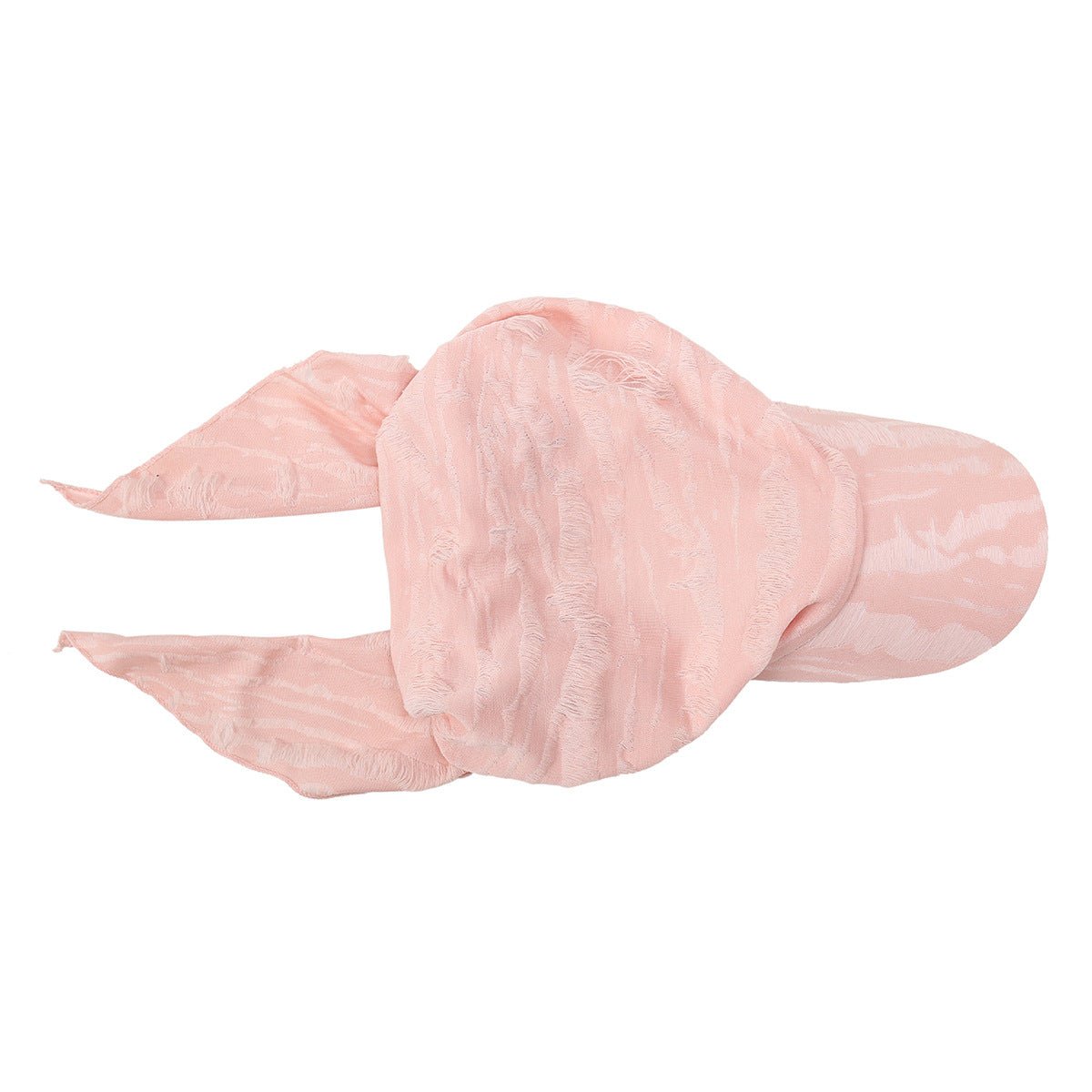 Women's Multi - Color Fashion Baseball Cap – Frayed Edge Boho Beanie with Feather Detail（MH113） - Mariam's Collection